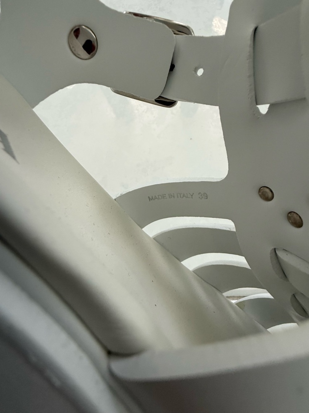 Prada Rubber Monolith Sandals - Picture 10 of 10